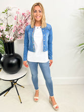 The Avery - Bejewelled Demin Jacket